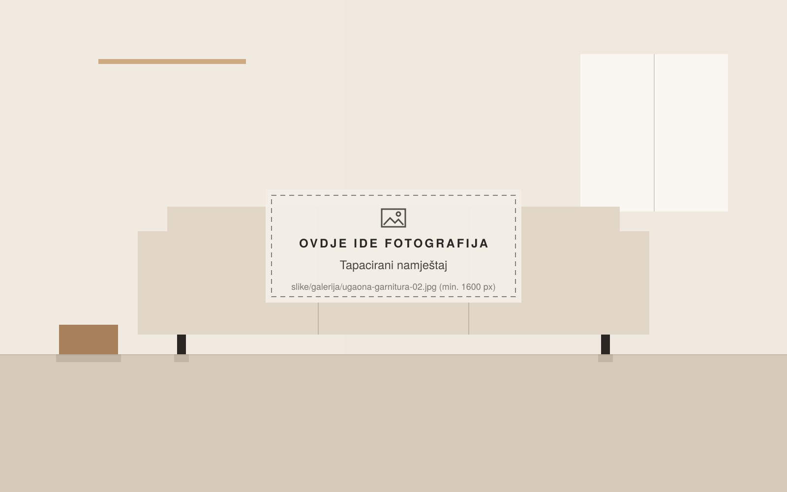 Ugaona garnitura po mjeri, Tapacirani namještaj, fotografija 2