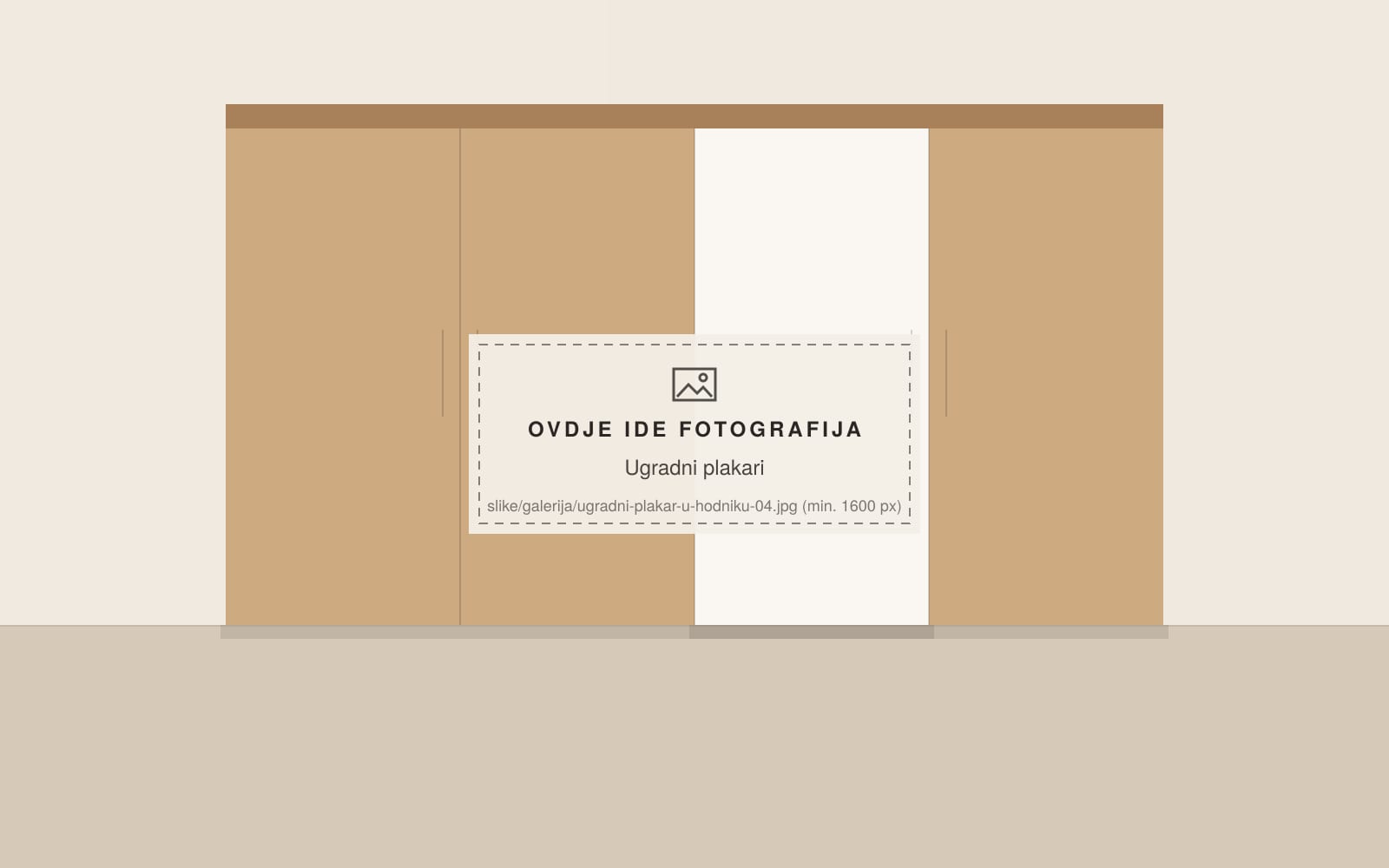Ugradni plakar u hodniku, Ugradni plakari, fotografija 4