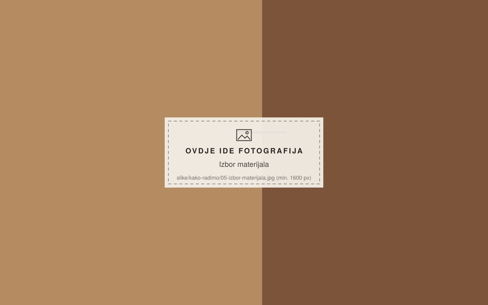 05 Izbor materijala, Okvir Studio