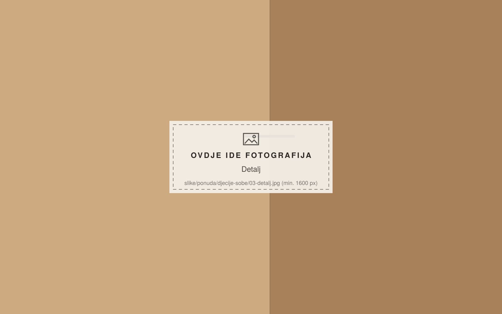 Dječije sobe, detalj materijala, Okvir Studio