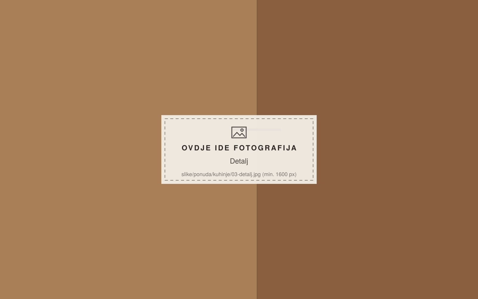 Kuhinje, detalj materijala, Okvir Studio