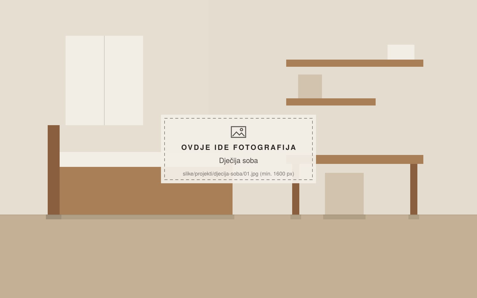 Dječija soba, fotografija 1, Okvir Studio