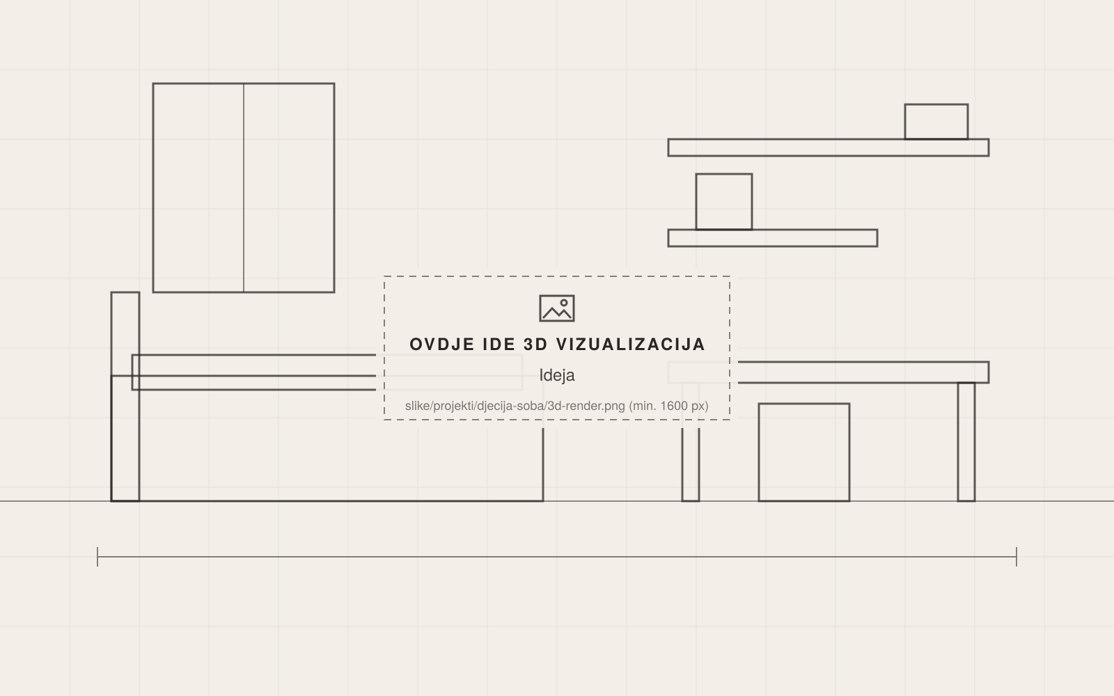3D vizualizacija, 3D vizualizacija i fotografija realizovanog prostora, Okvir Studio