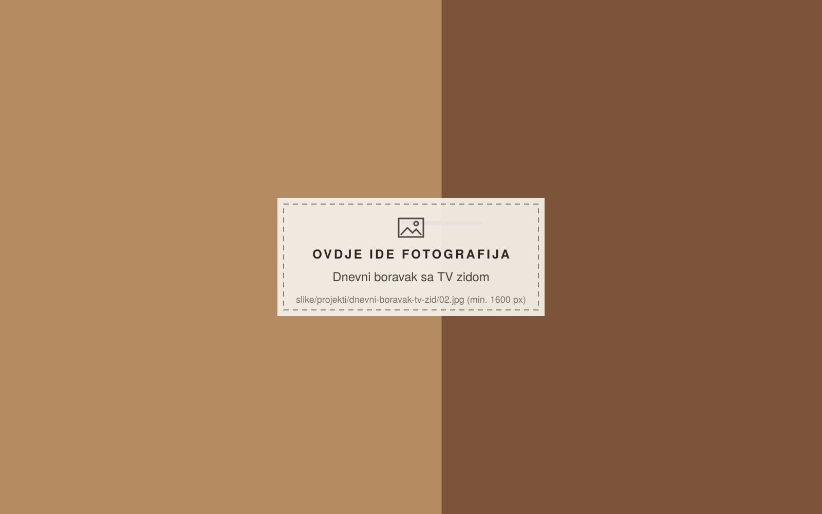 Dnevni boravak sa TV zidom, fotografija 2, Okvir Studio