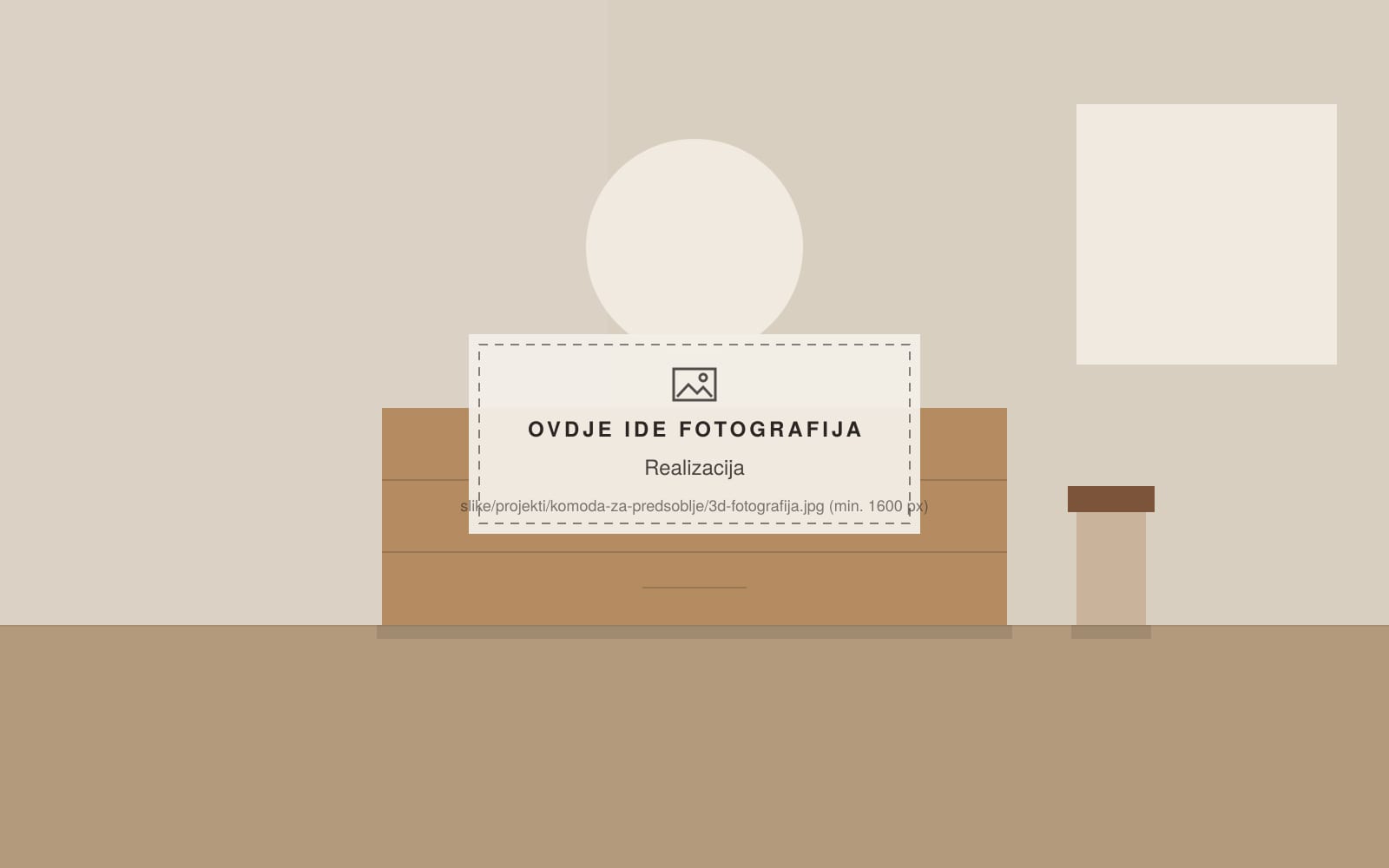 3D vizualizacija i fotografija realizovanog prostora, Okvir Studio