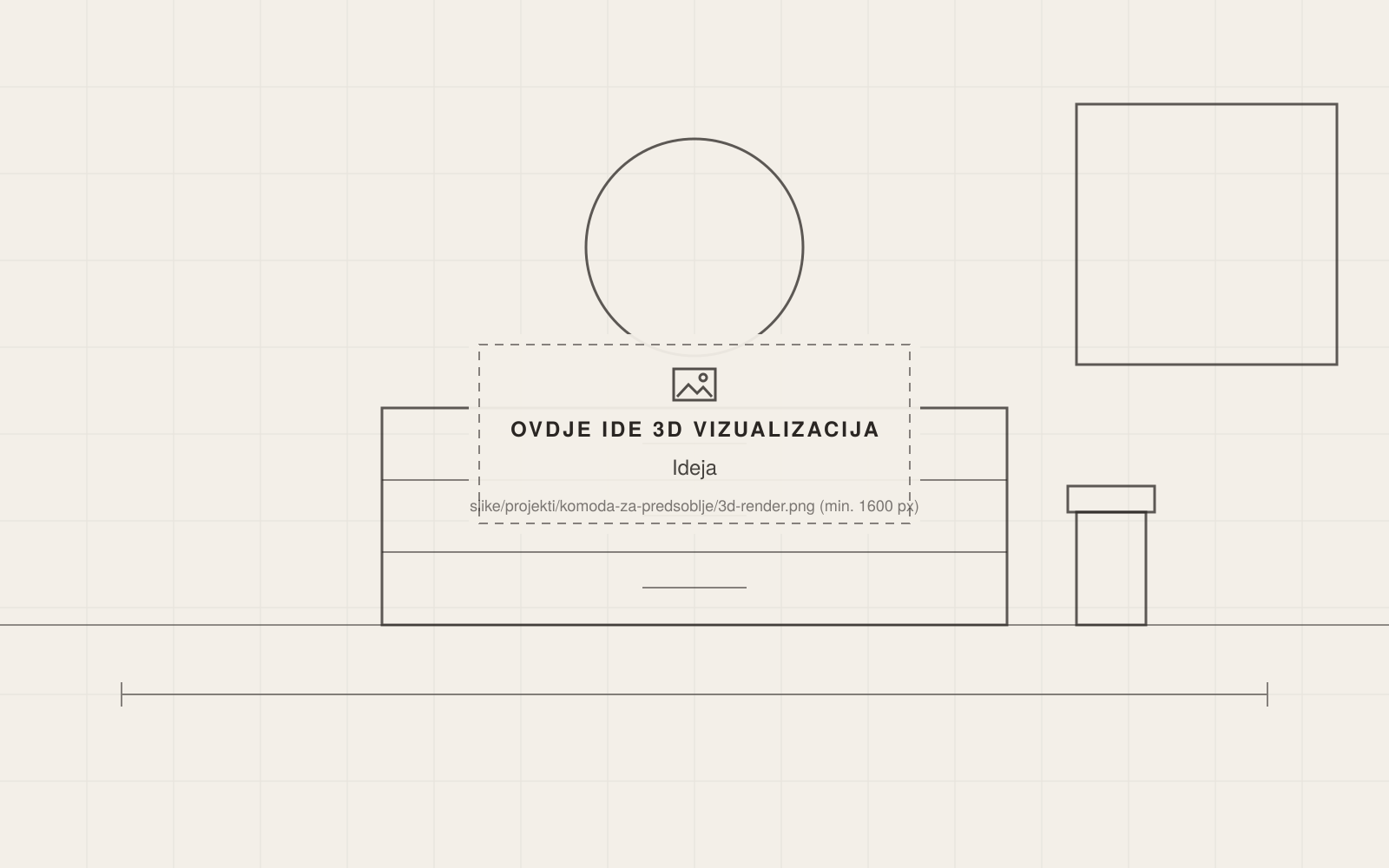 3D vizualizacija, 3D vizualizacija i fotografija realizovanog prostora, Okvir Studio