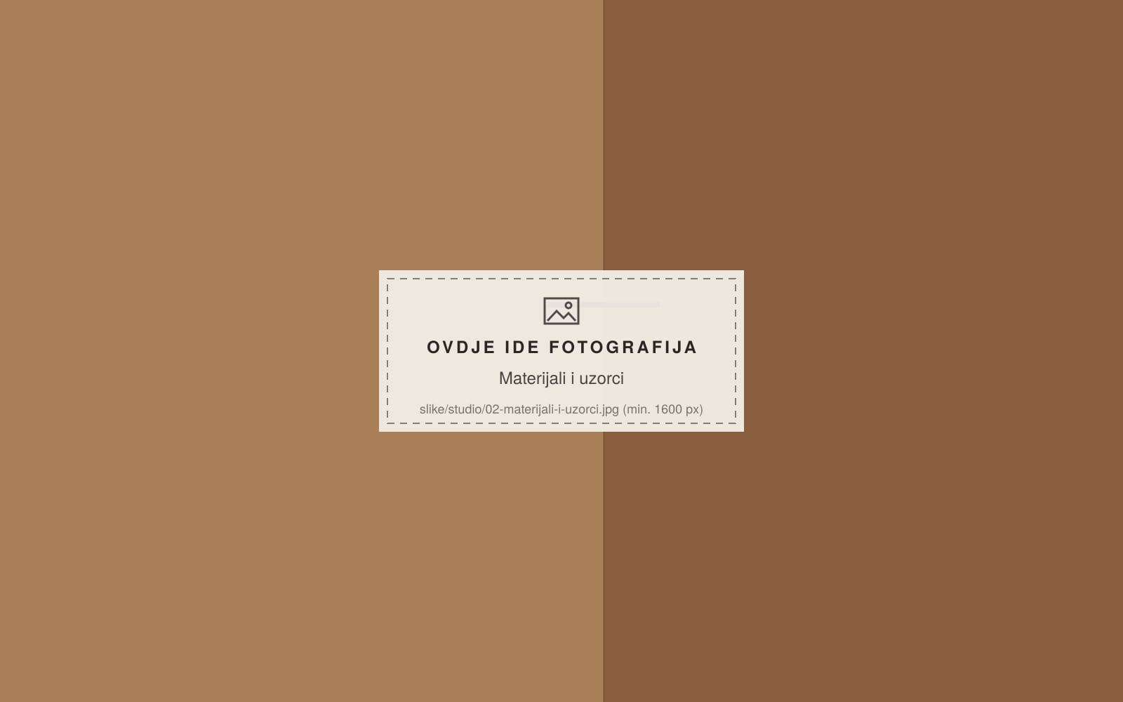 Materijali i uzorci, salon Okvir Studio